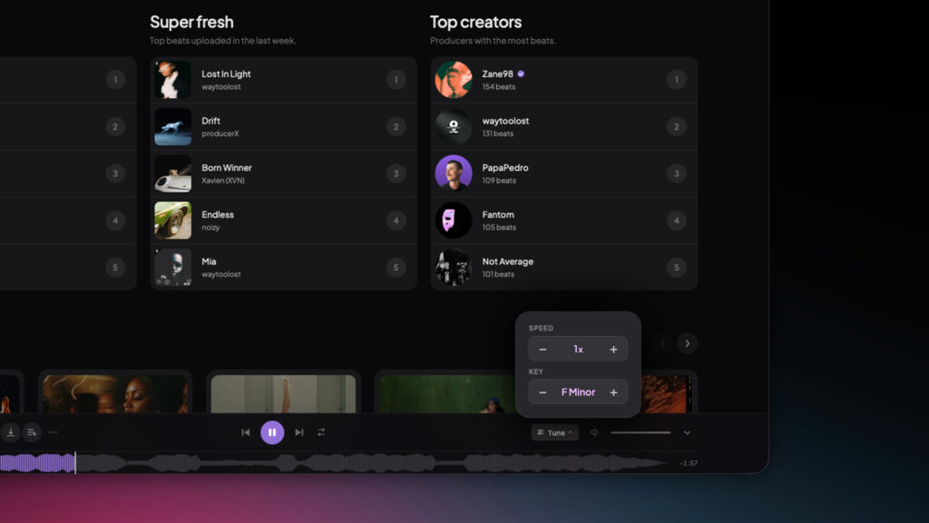 beattaste player features