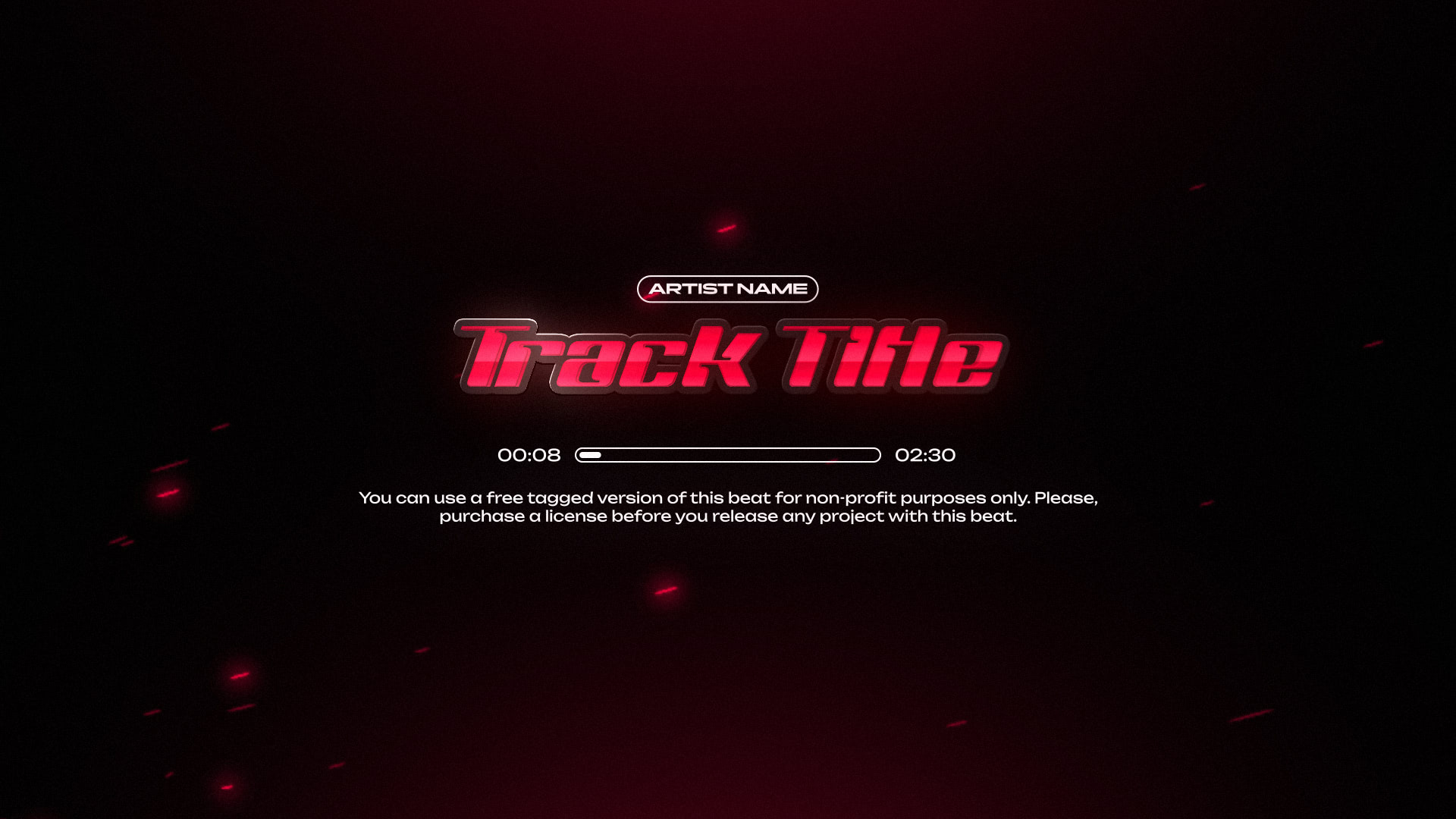 YouTube audio visualizer template pack for After Effects - Hype - 3